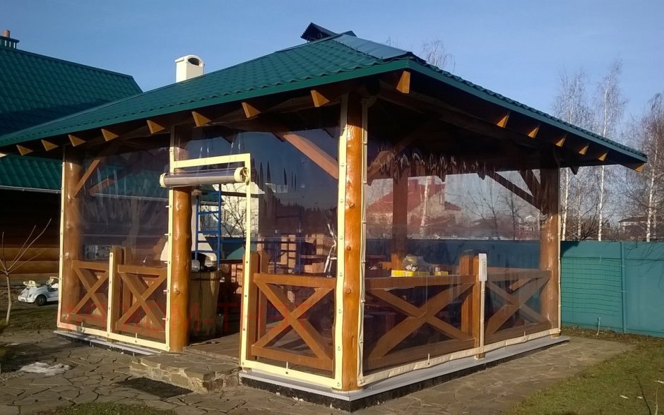 Мягкие окна для беседок