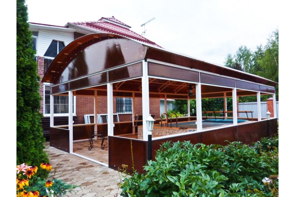 Веранда из поликарбоната