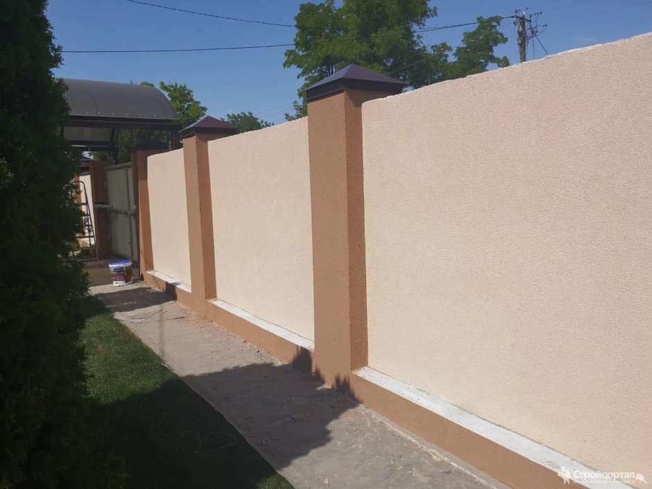 Забор из короеда