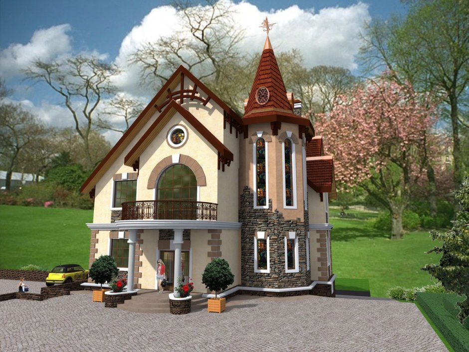 Проект Искандарова особняк с башней