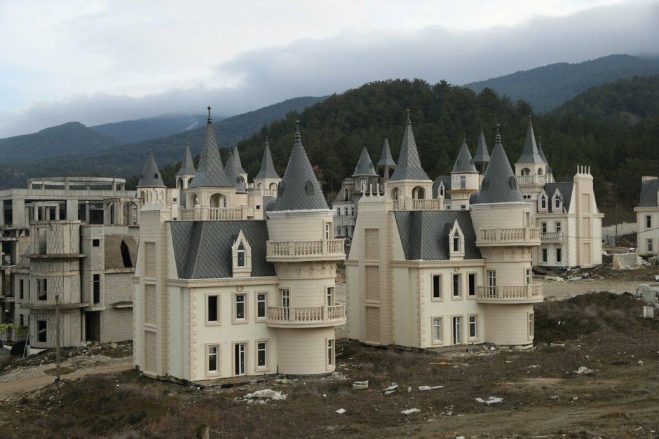 Город призрак в Турции Диснеевские замки