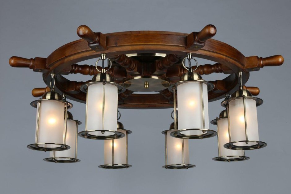 OML-50307-08 потолочная люстра Omnilux Ferro