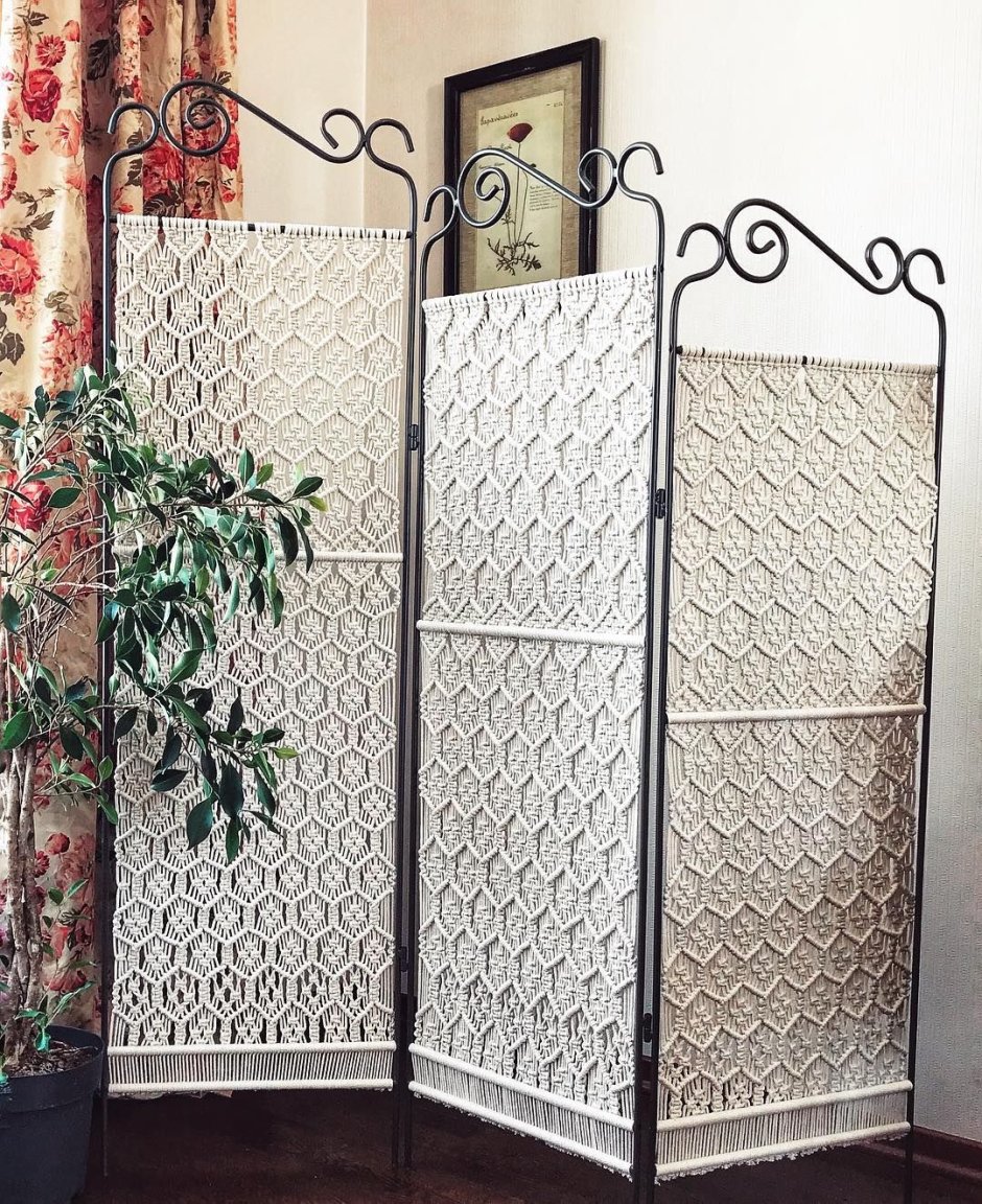 Макраме ширмы