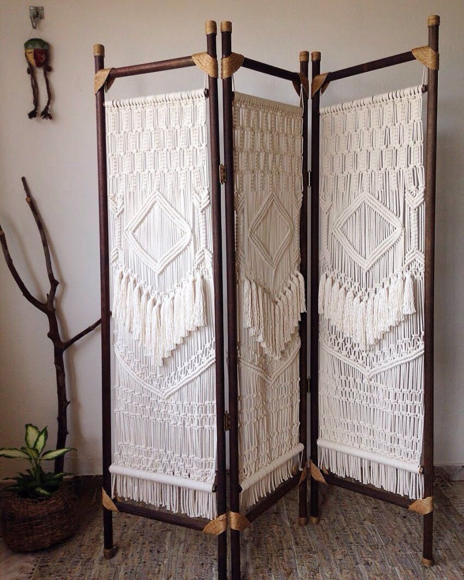 Перегородка макраме