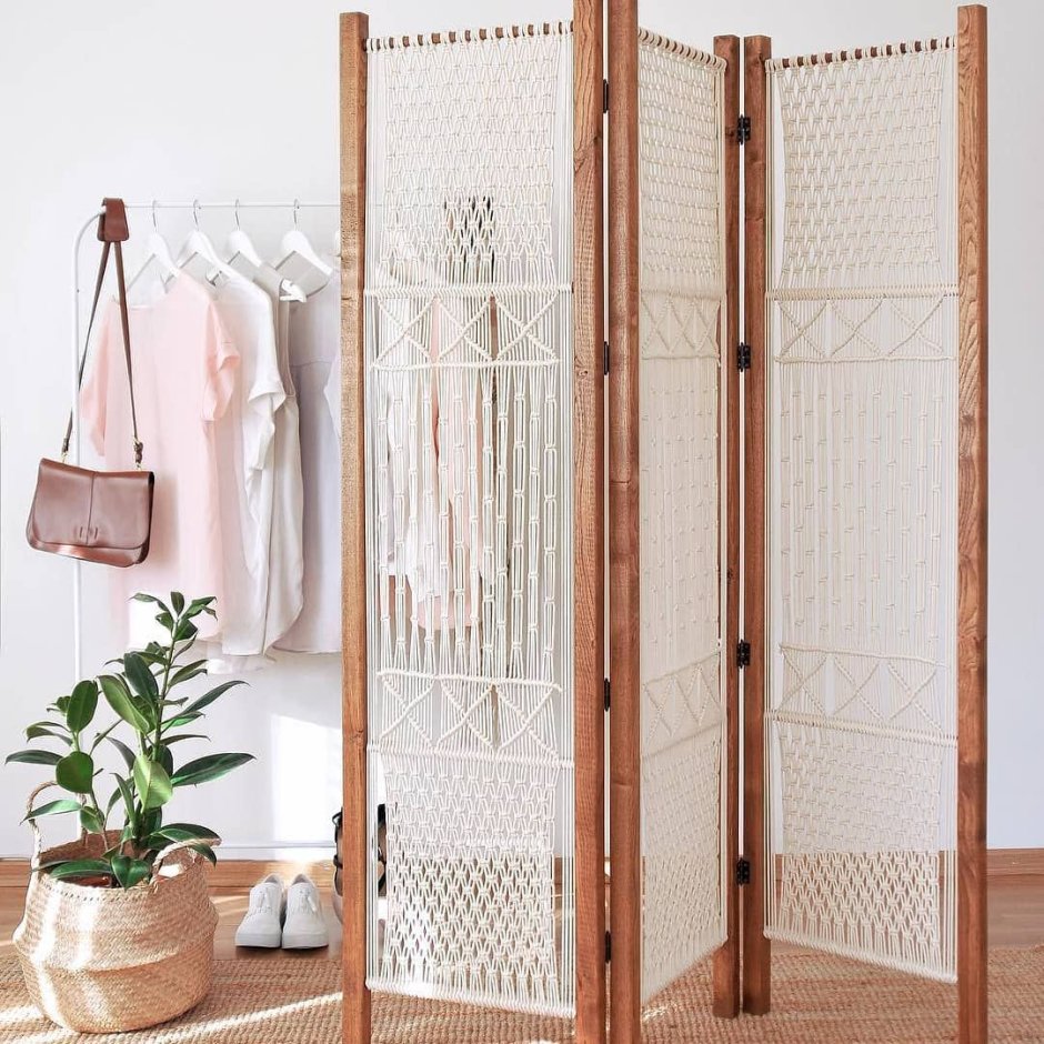 Бохо ширма макраме