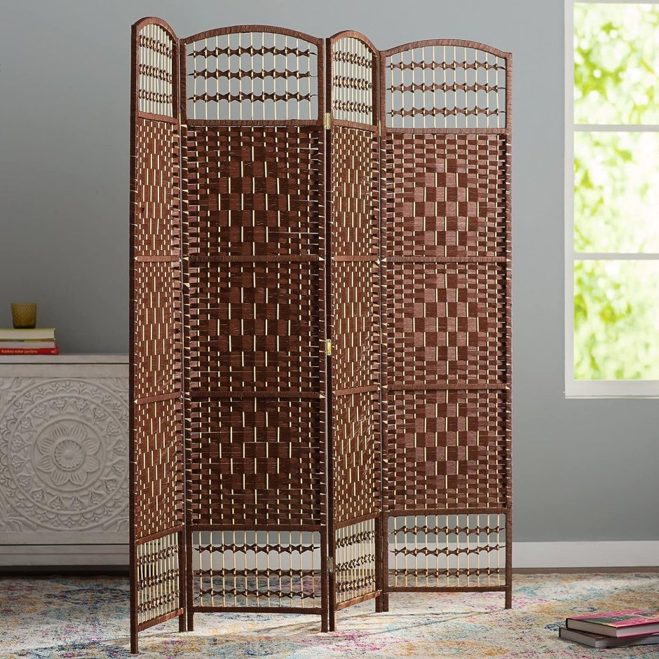 Необычные ширмы из макраме