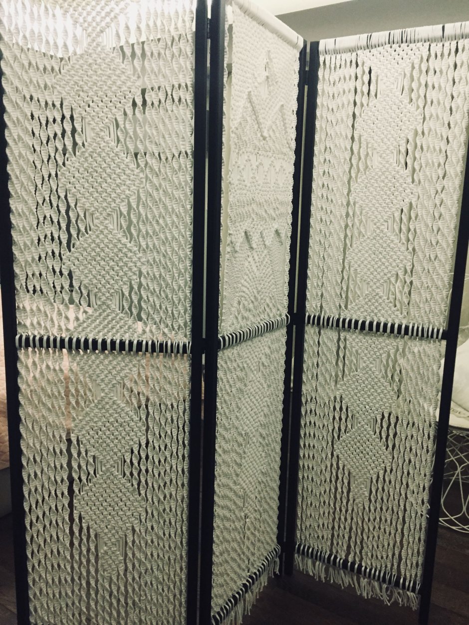 Ширма макраме