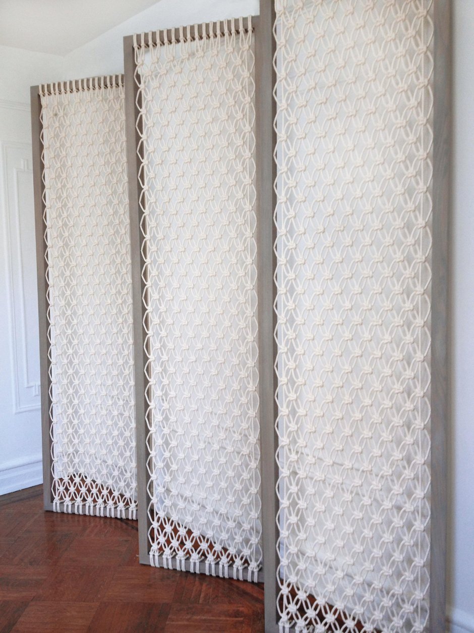 Ширма из макраме