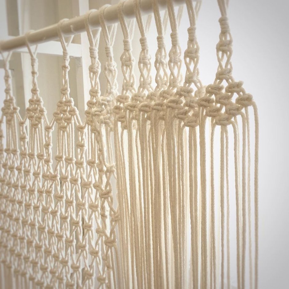 Лестница макраме