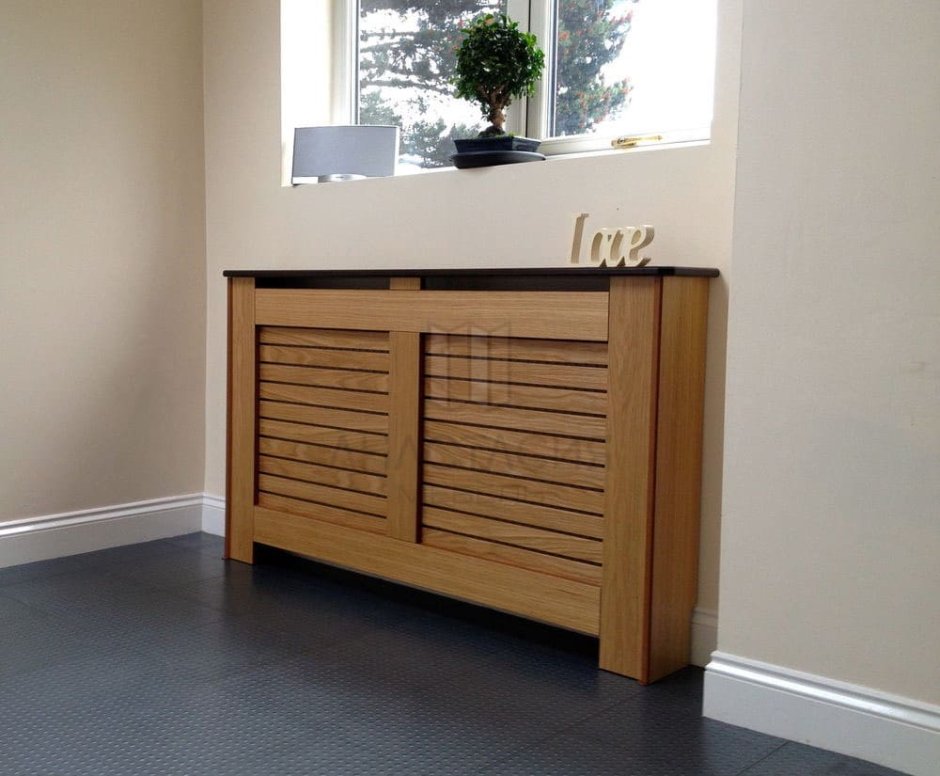 Экран для радиатора деревянный