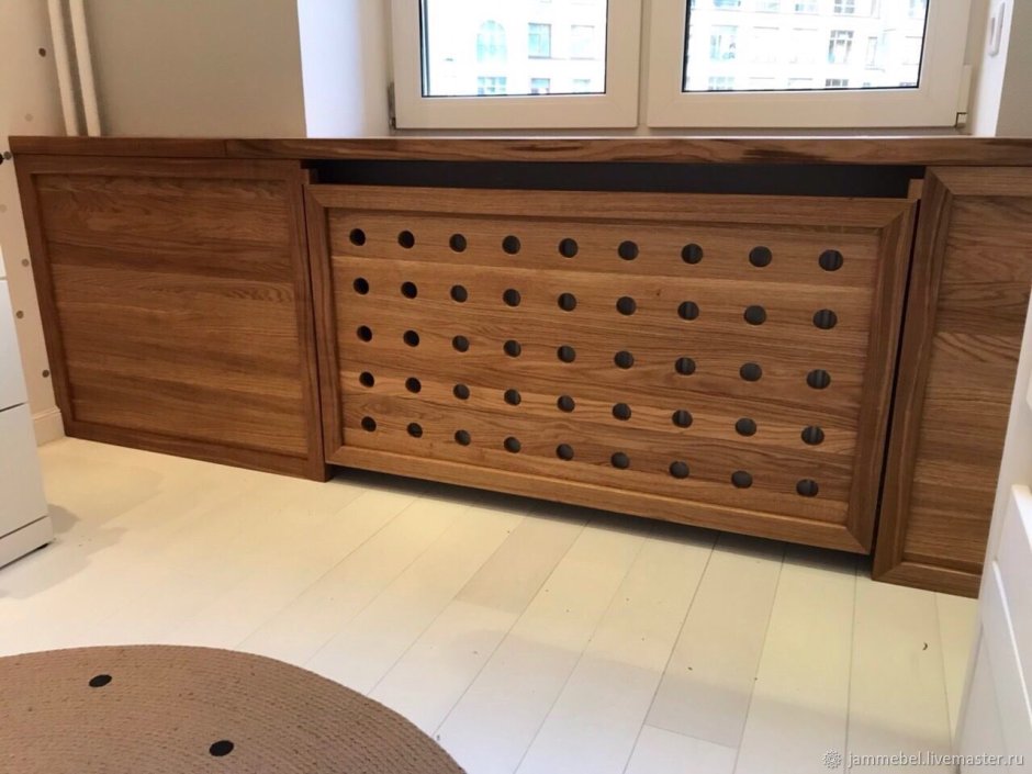 Экран для батареи из дерева