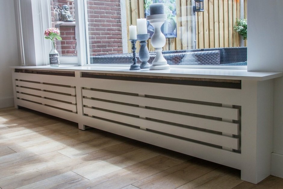 Спрятать батарею отопления