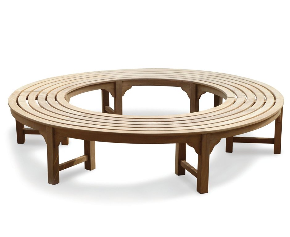 Скамья круглая 2000мм МАФ