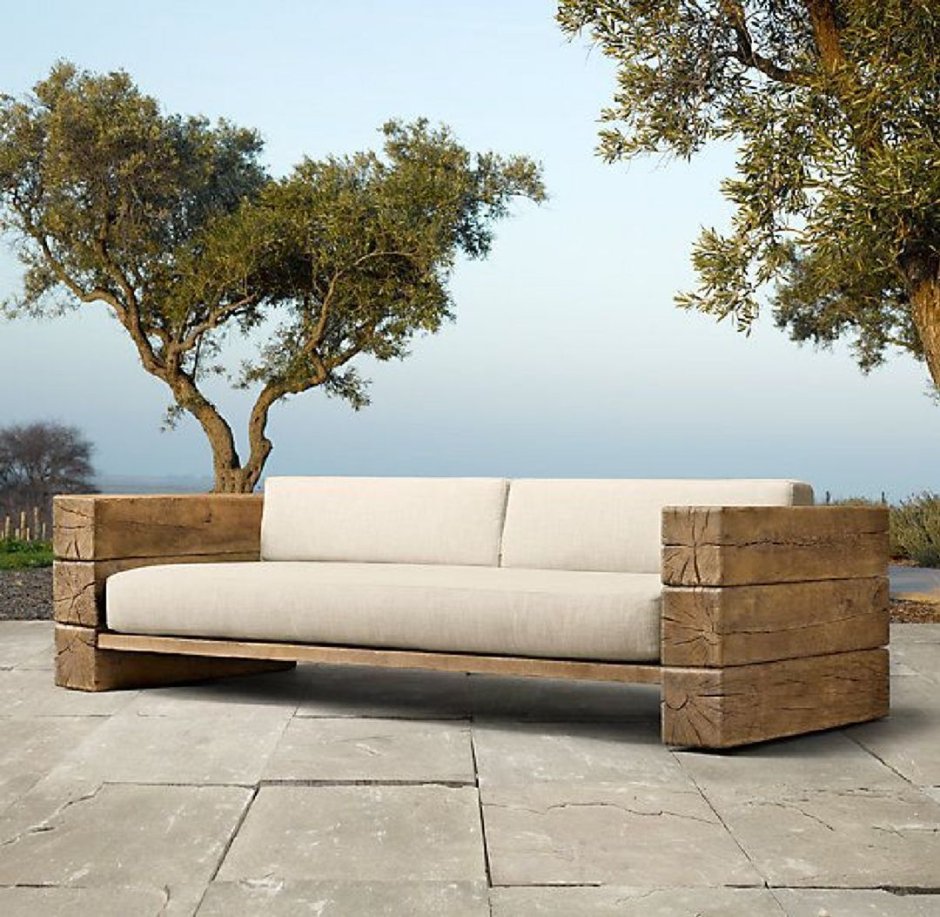 Диван из дерева