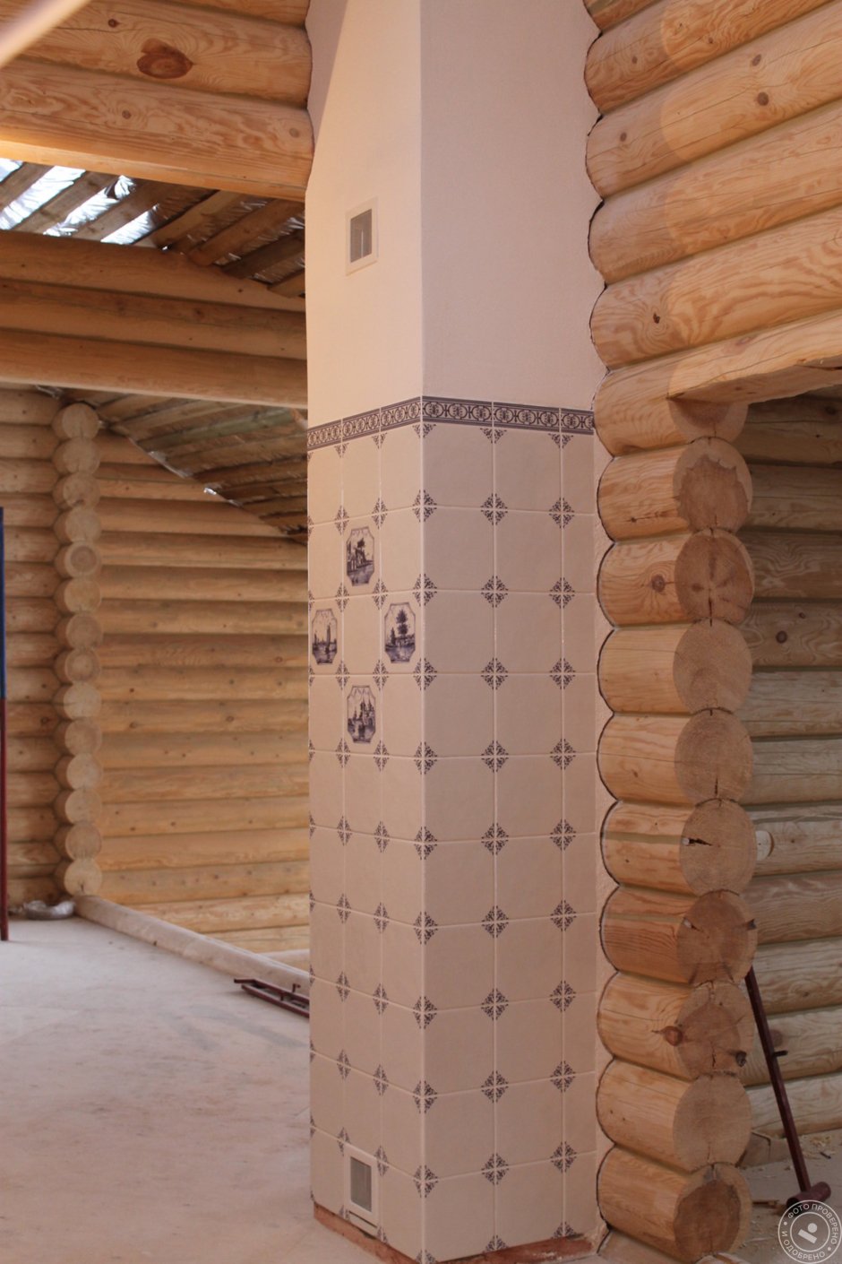 Декор печной трубы