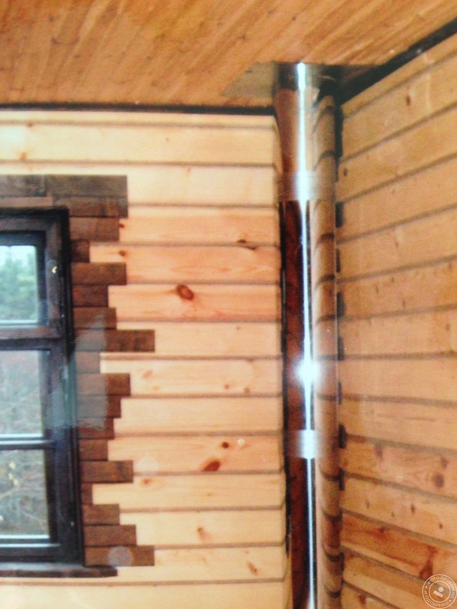 Дымоход внутри
