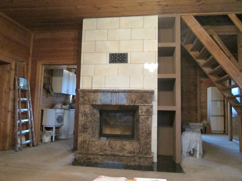 Печи на даче в доме отделка