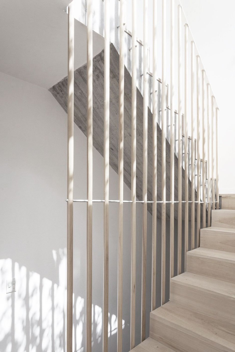 Лестница с рейками