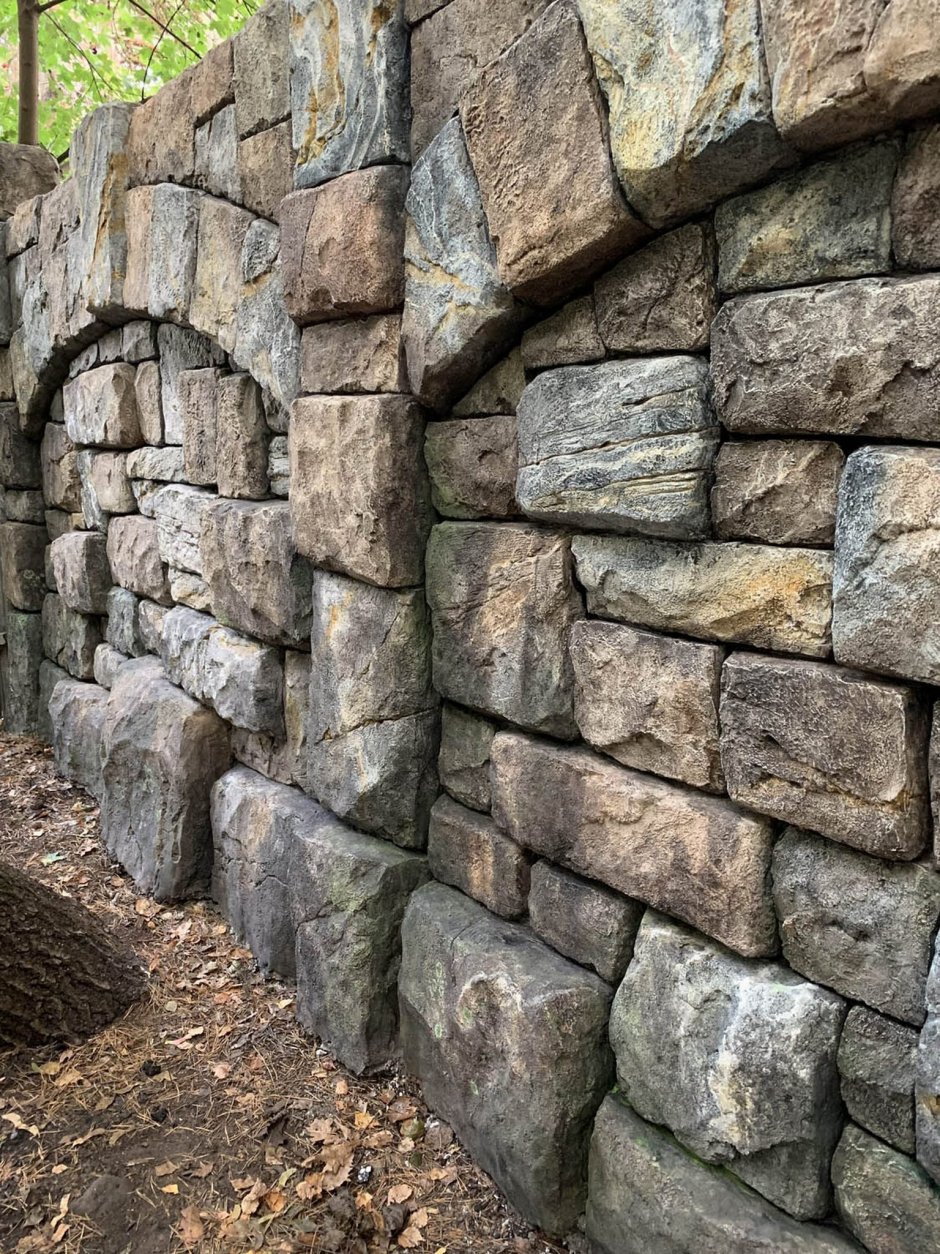 Арт бетон забор