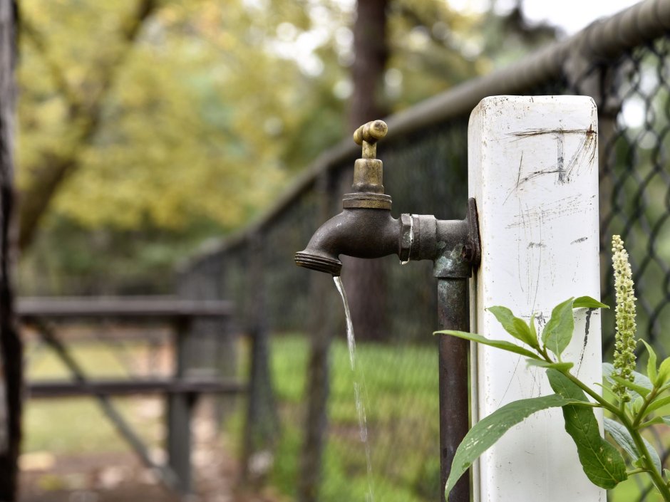 Дачный уличный кран