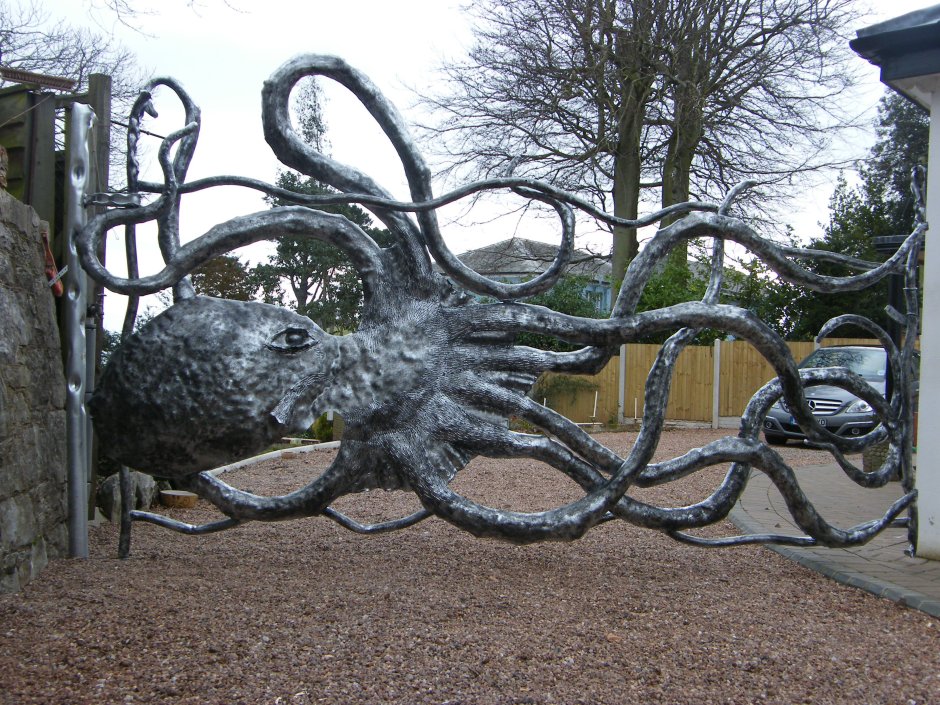 Арт бетон палисадник