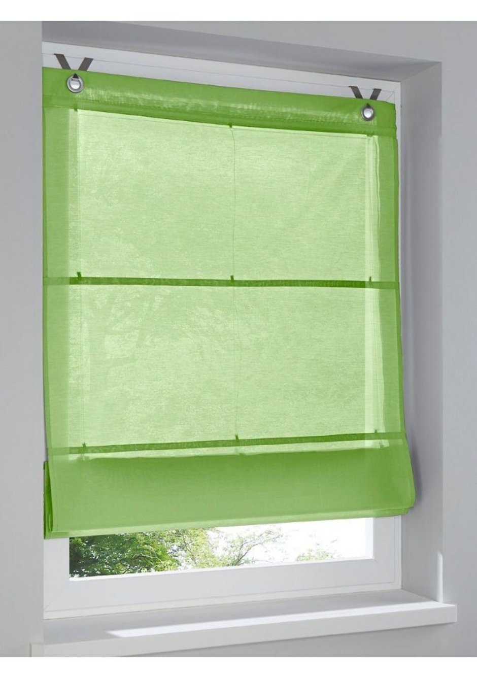 Римская штора на магнитах