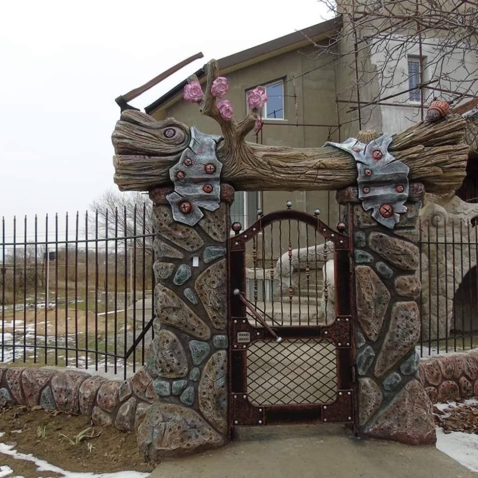 Забор из артбетона