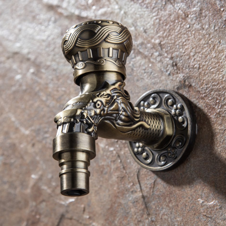 Кран садовый декоративный