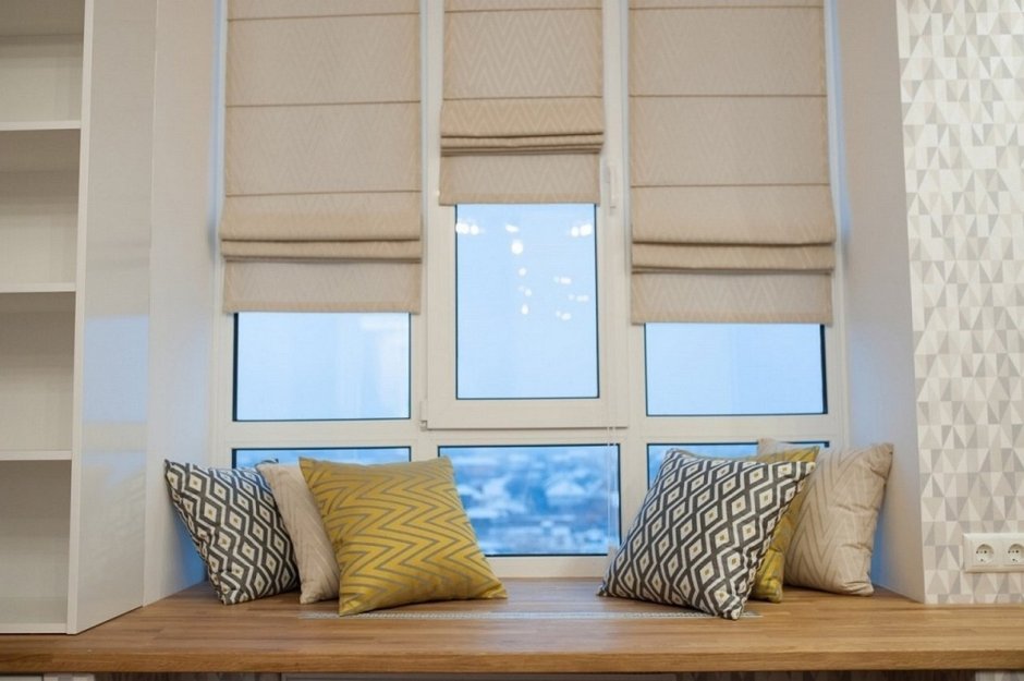 Римская штора в интерьере