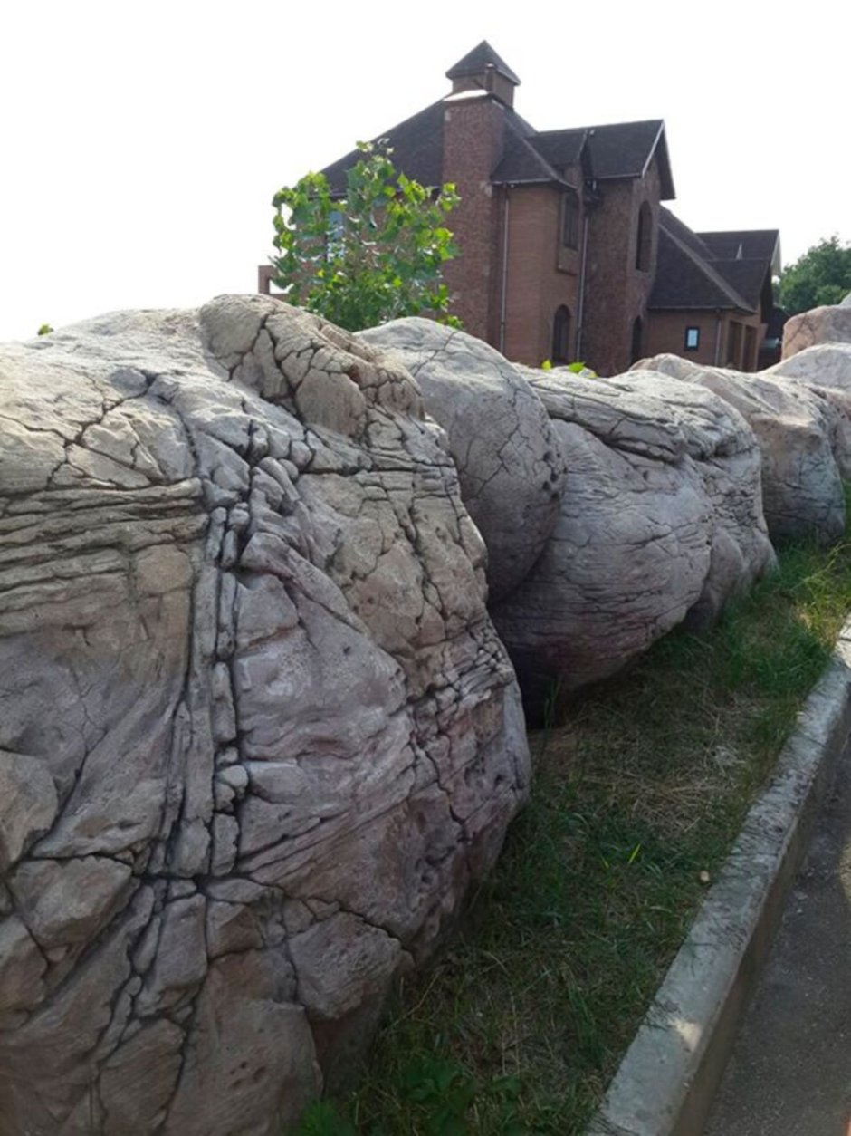 Арт бетон водопад ландшафт