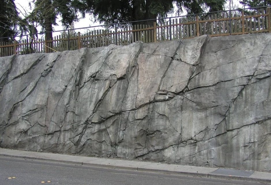 Забор из арт бетона