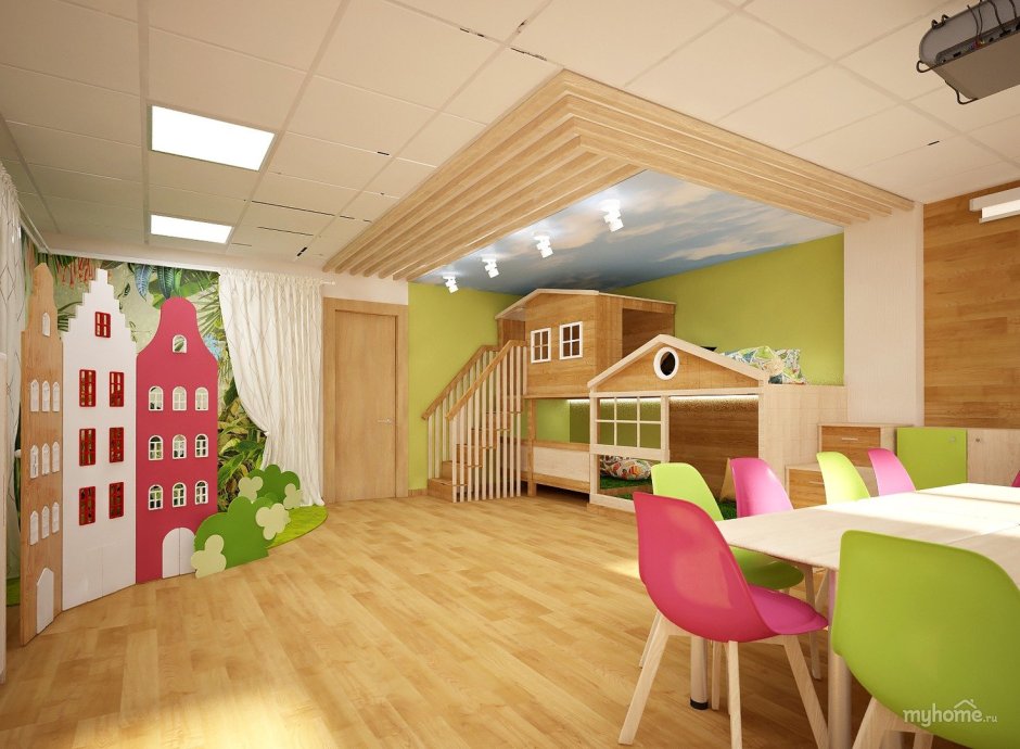 Интерьер детского развивающего центра