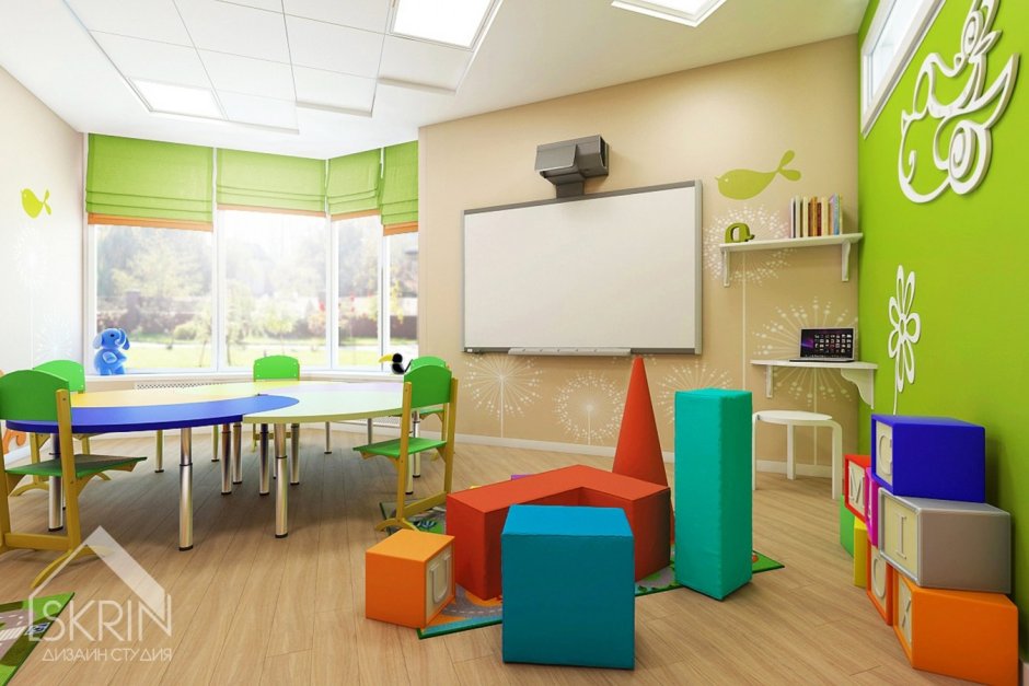 Интерьер детского развлекающего центра