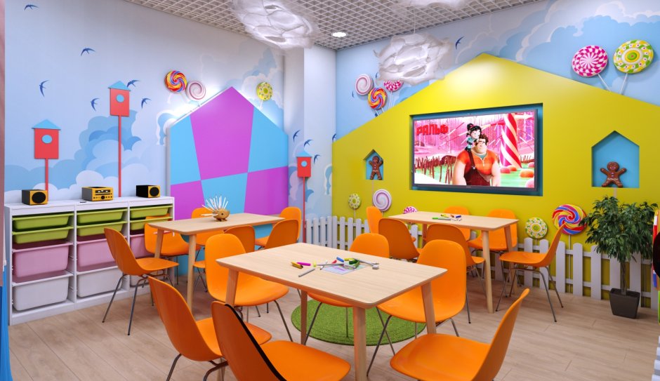 Детский развивающий центр помещения
