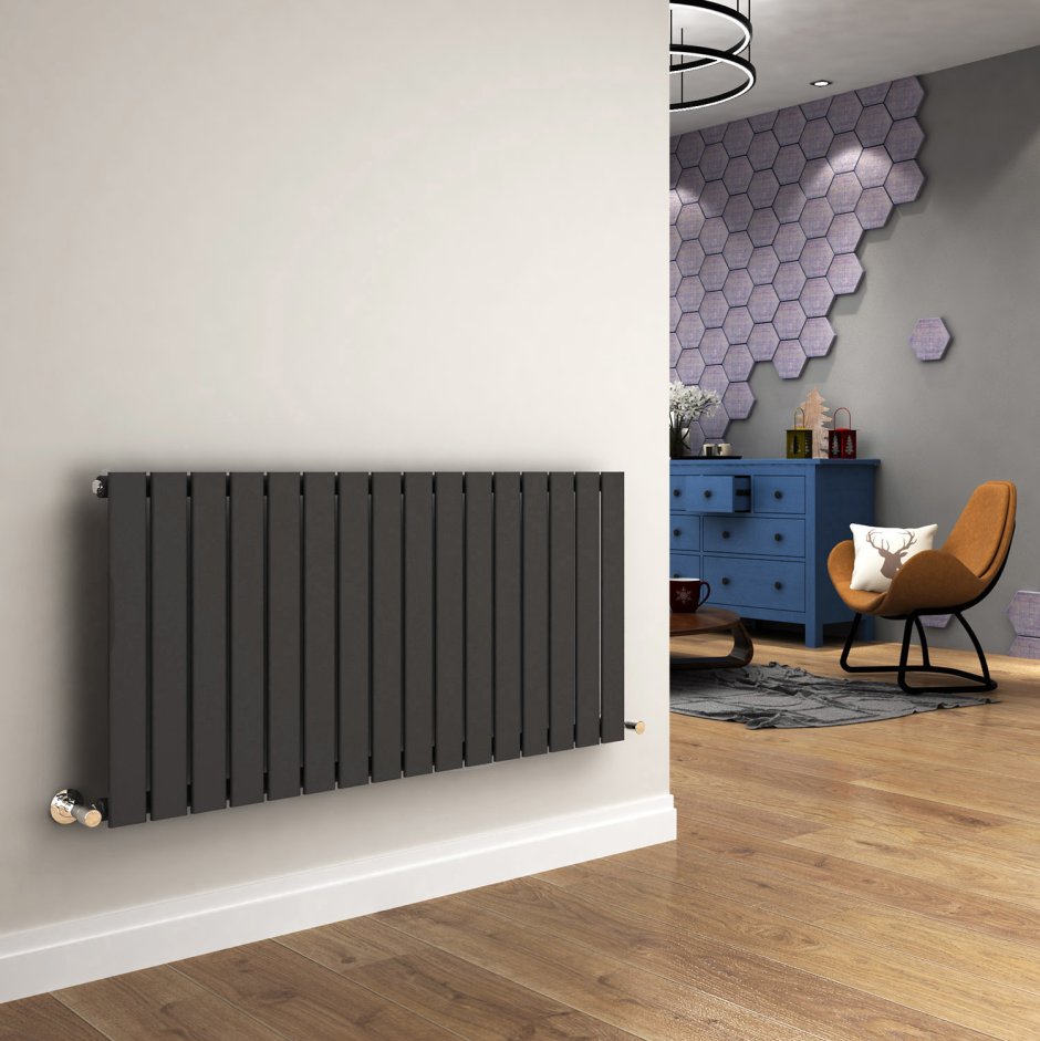 Радиатор Пурмо черного цвета