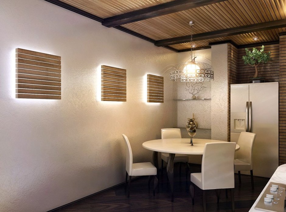 Освещение в эко стиле