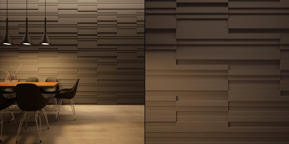 Гипсовые 3д панели Модерн