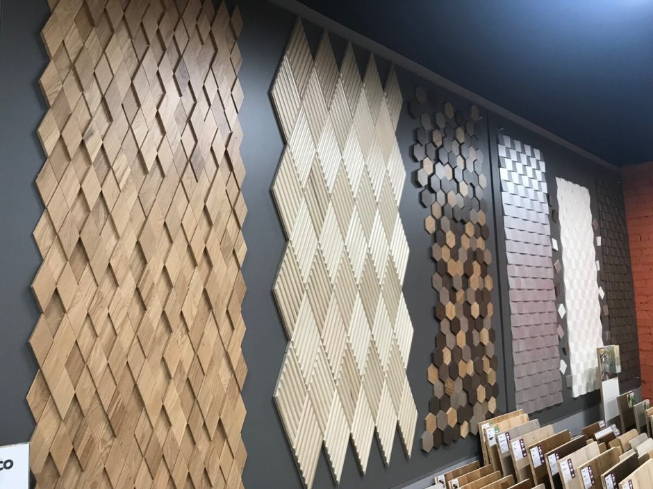 Деревянные панели на стену декоративные