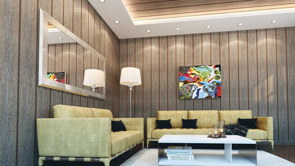 Деревянные панели в интерьере