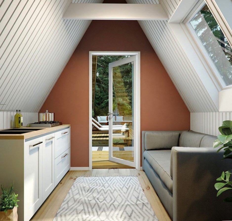 Треугольная мансарда