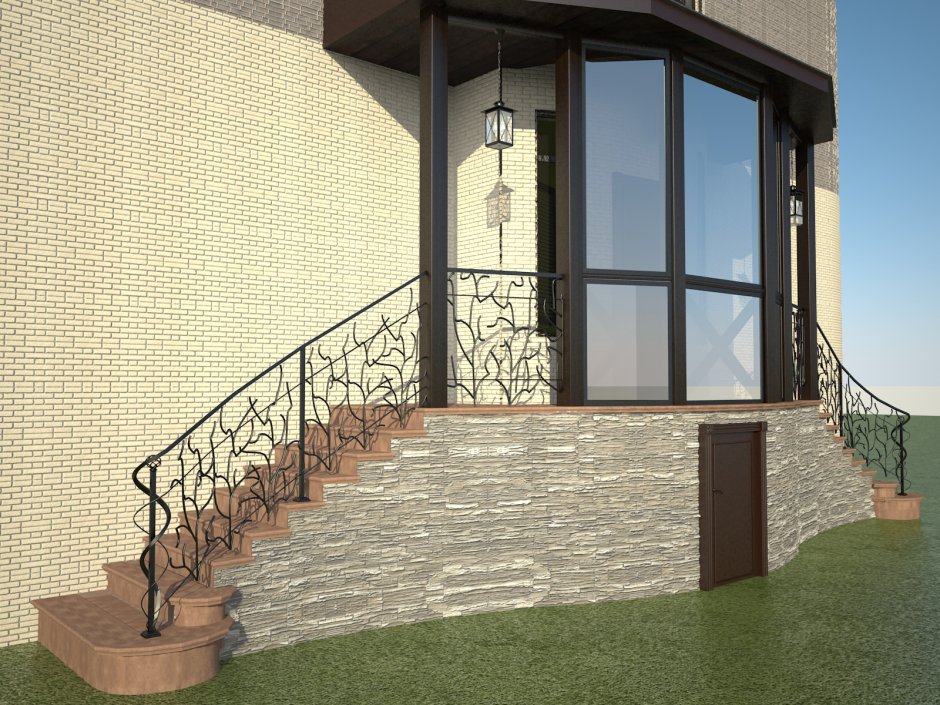 Входная группа в дом