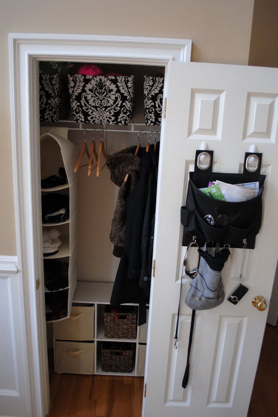 Гардеробная в нише