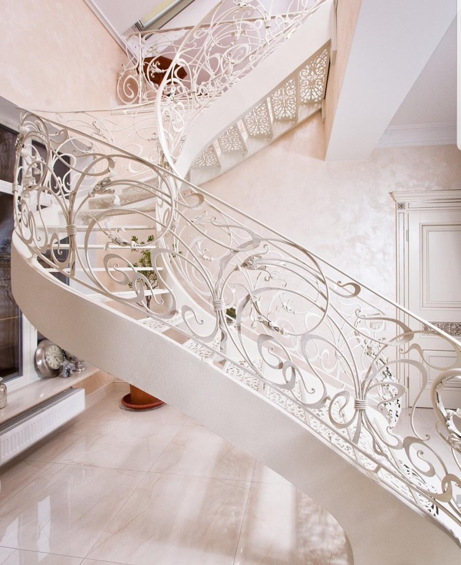 Кованые перила для лестницы