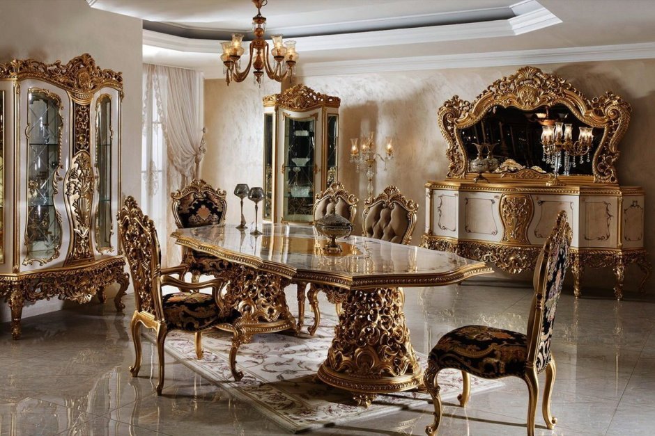 Красивая мебель в стиле Барокко