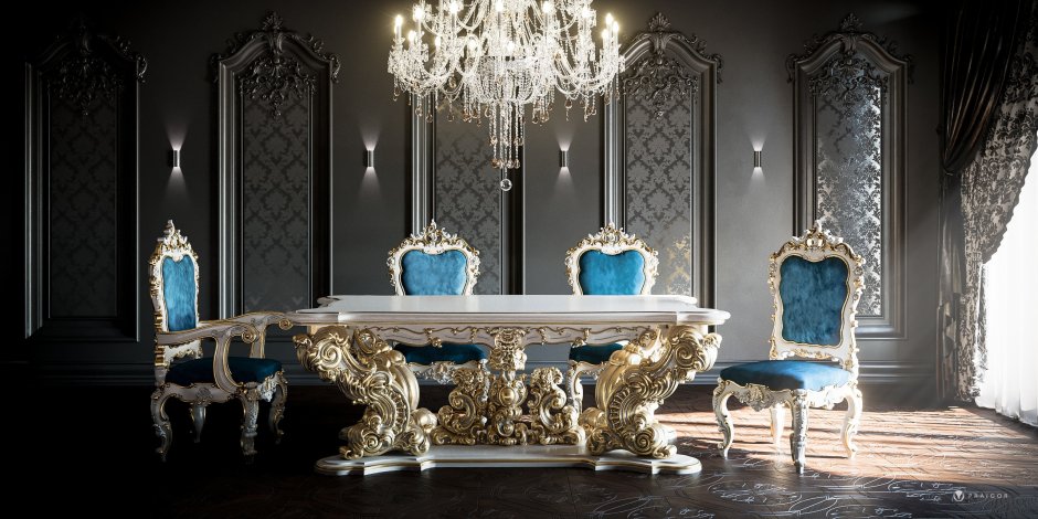 Предметы интерьера в стиле Барокко