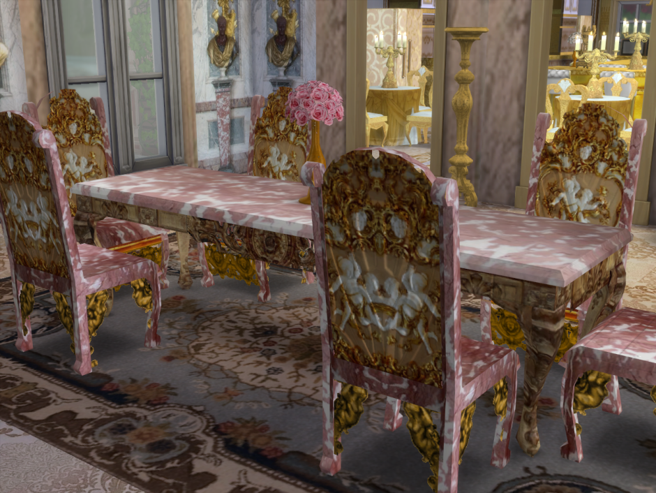 Симс 4 Королевская мебель