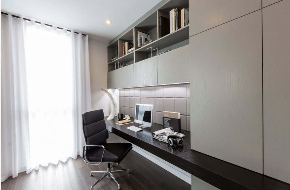 Гостиная с рабочим местом