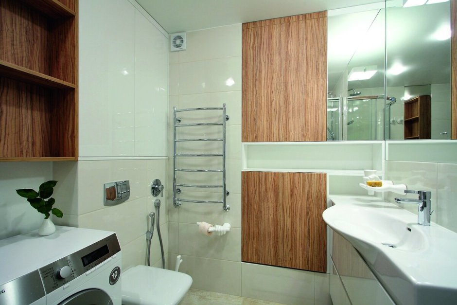 Санузел в квартире студии