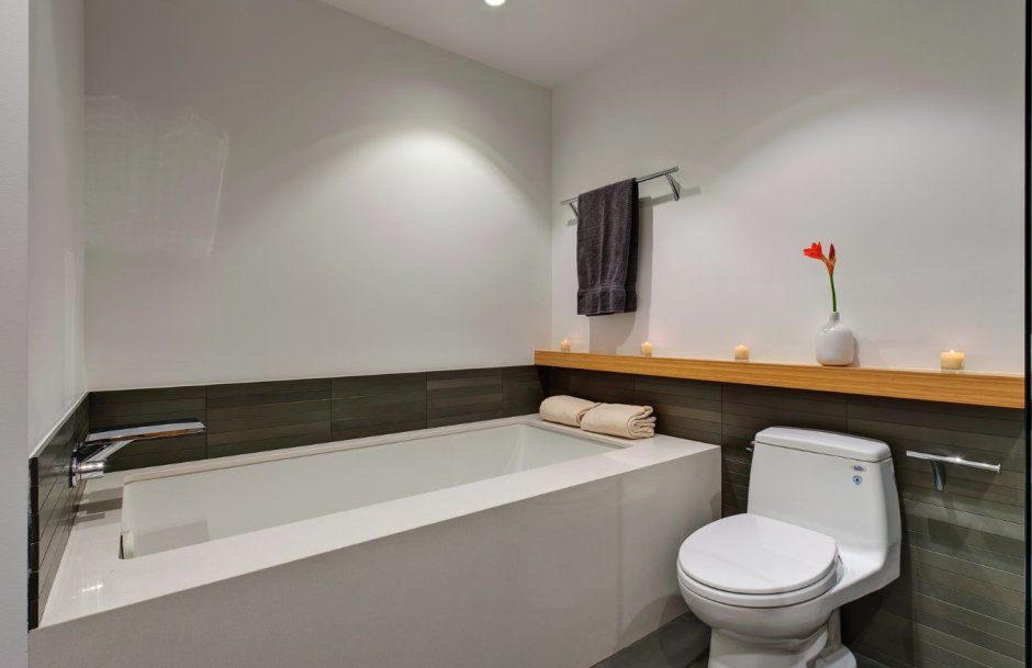 Маленькая ванная в стиле Минимализм