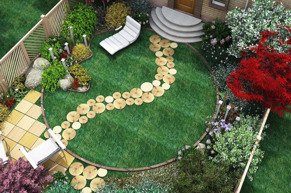 Ландшафтный дизайн дачного участка